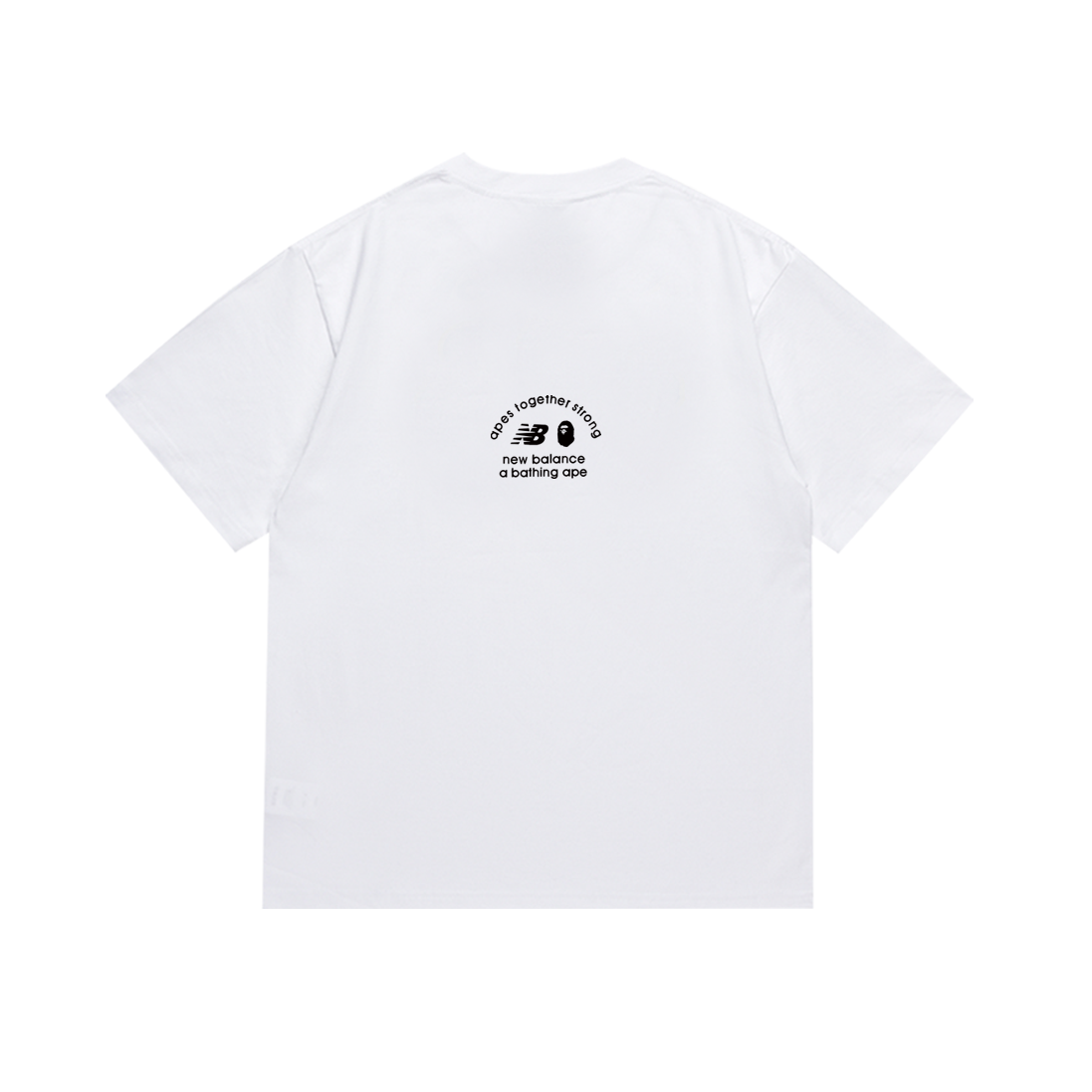 Bathing Shark and ape head print T-Shirt NextBlock