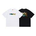 Bathing Shark and ape head print T Shirts NextBlock