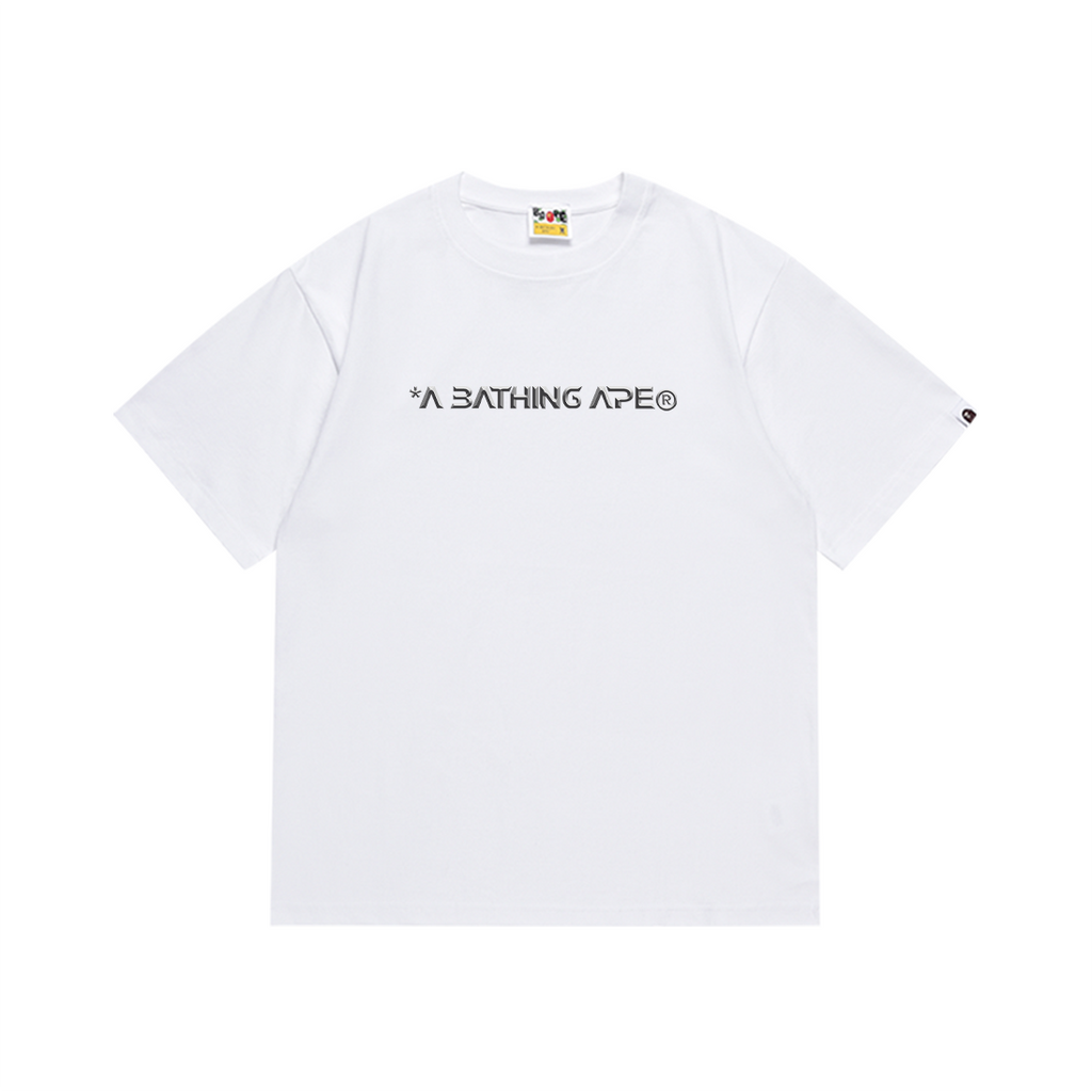 Bathing Shark and ape head print T-Shirt NextBlock