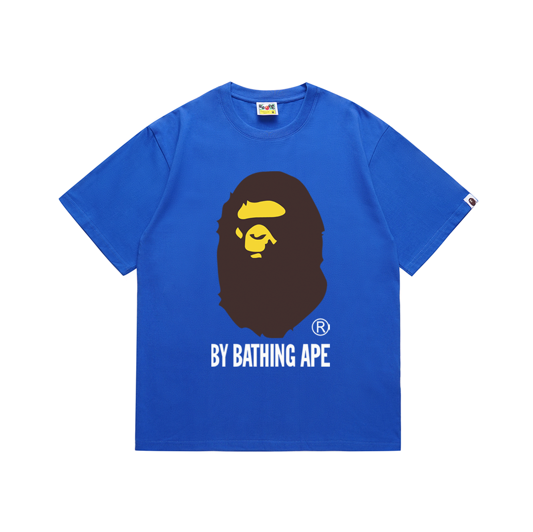 Bathing Shark and ape head print T Shirts NextBlock