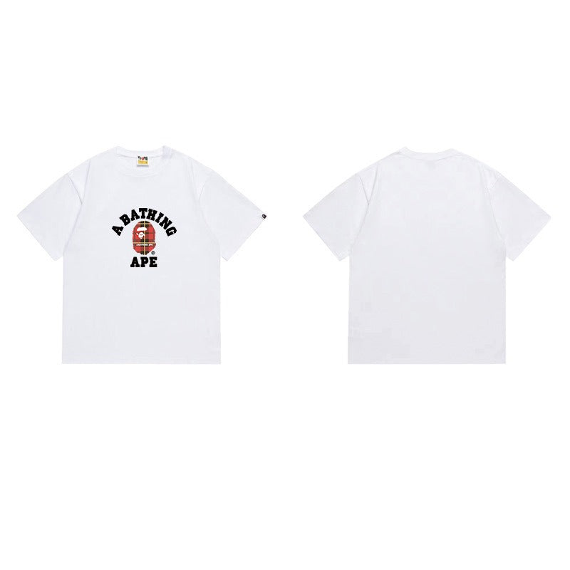 Bathing Shark and ape head print T Shirts NextBlock