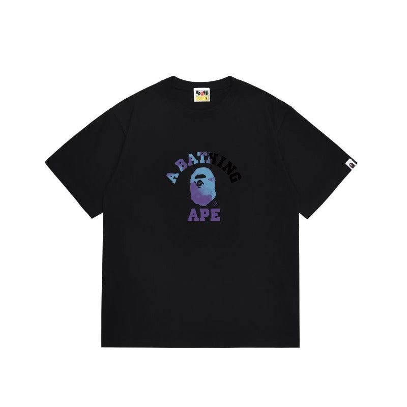 Bathing Shark and ape head print T Shirts NextBlock