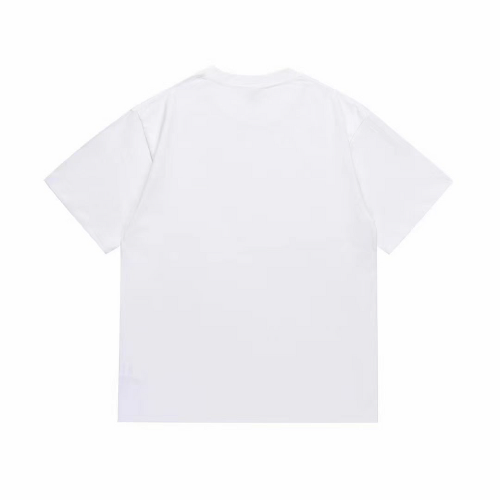 Bathing Shark and ape head print T-Shirt NextBlock