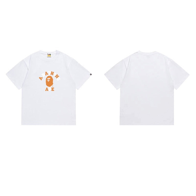 Bathing Shark and ape head print T Shirts NextBlock