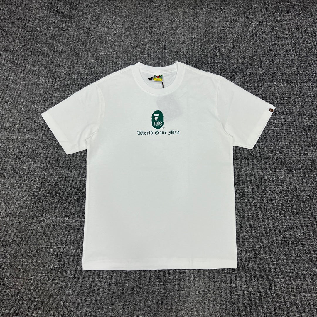 Bathing Shark and ape head print T-Shirt NextBlock