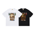 Bathing Shark and ape head print T Shirts NextBlock