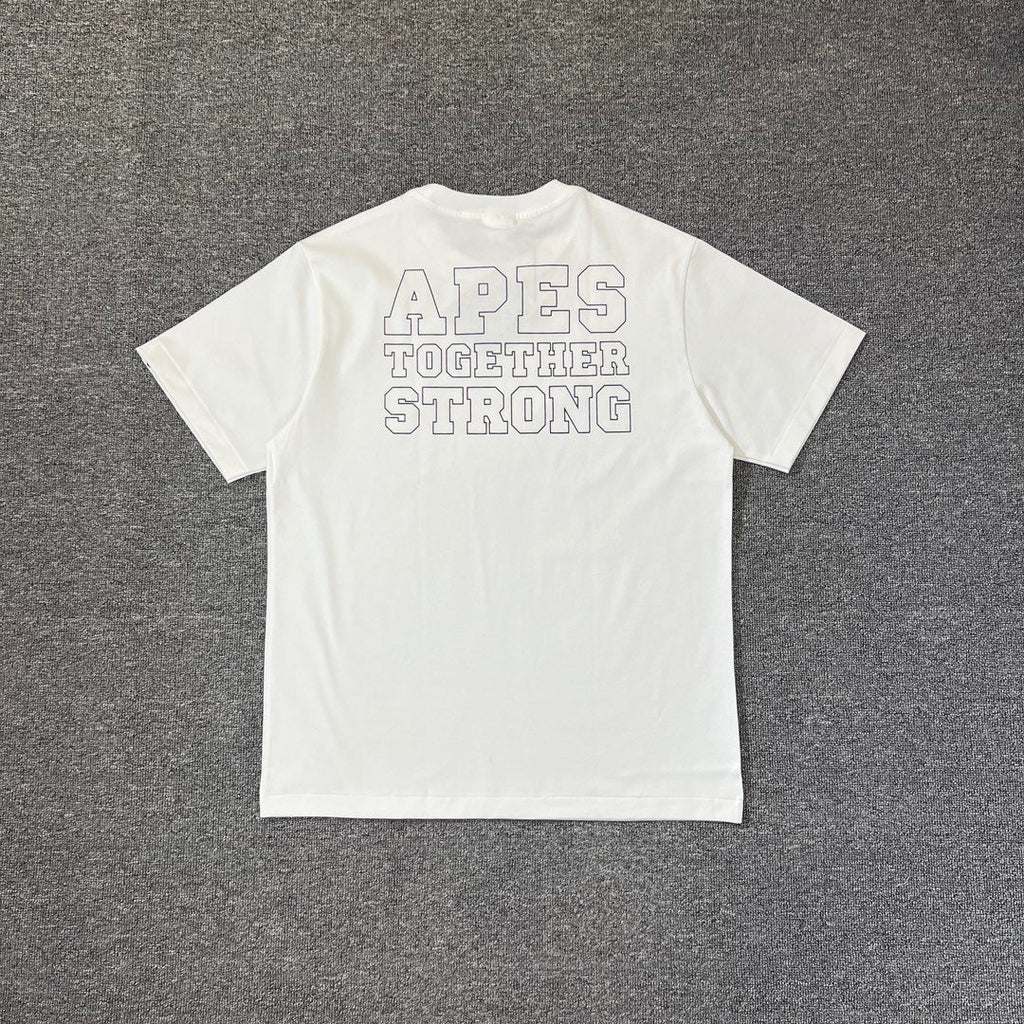 Bathing Shark and ape head print T-Shirt NextBlock