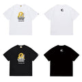 Bathing Shark and ape head print T Shirts NextBlock