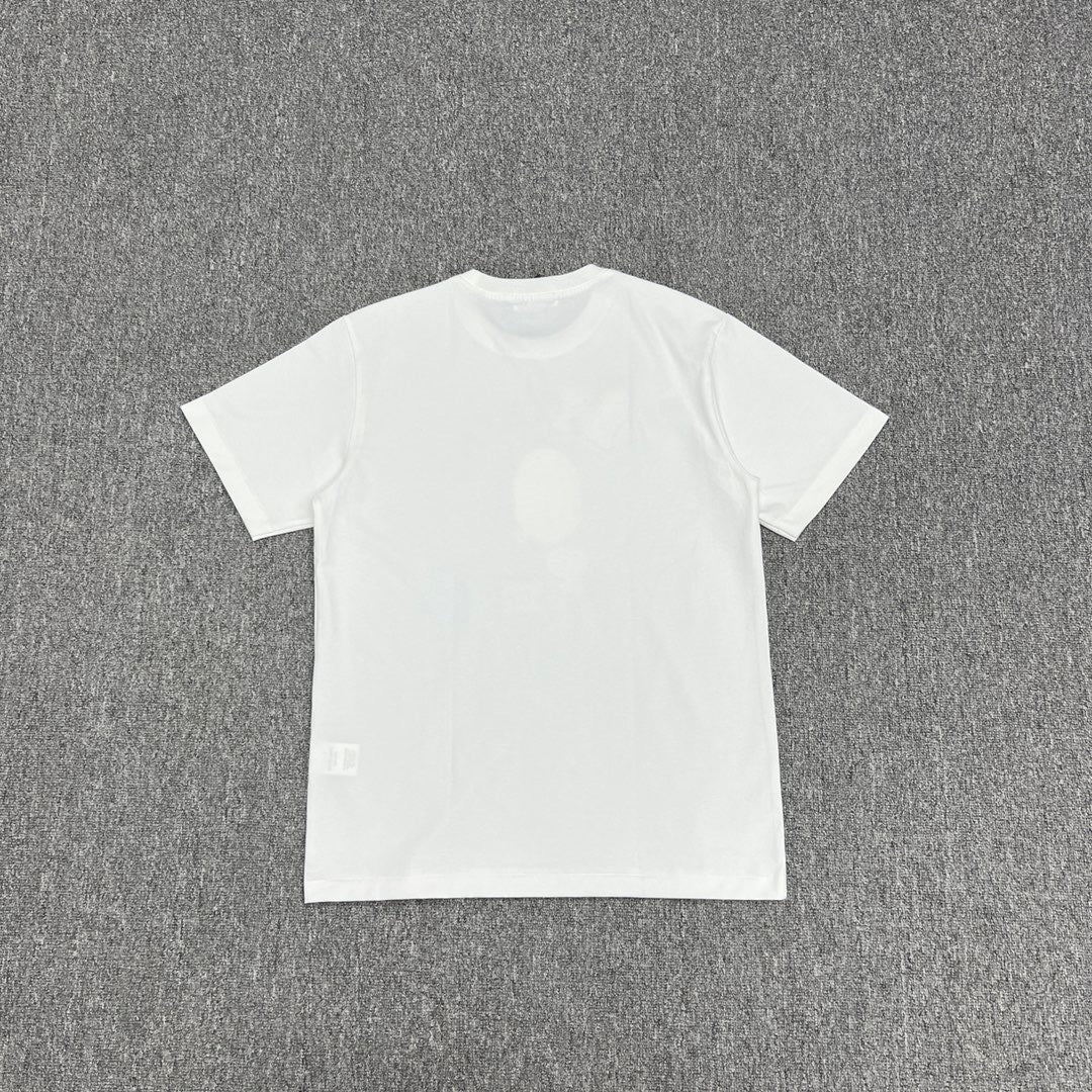 Bathing Shark and ape head print T-Shirt NextBlock