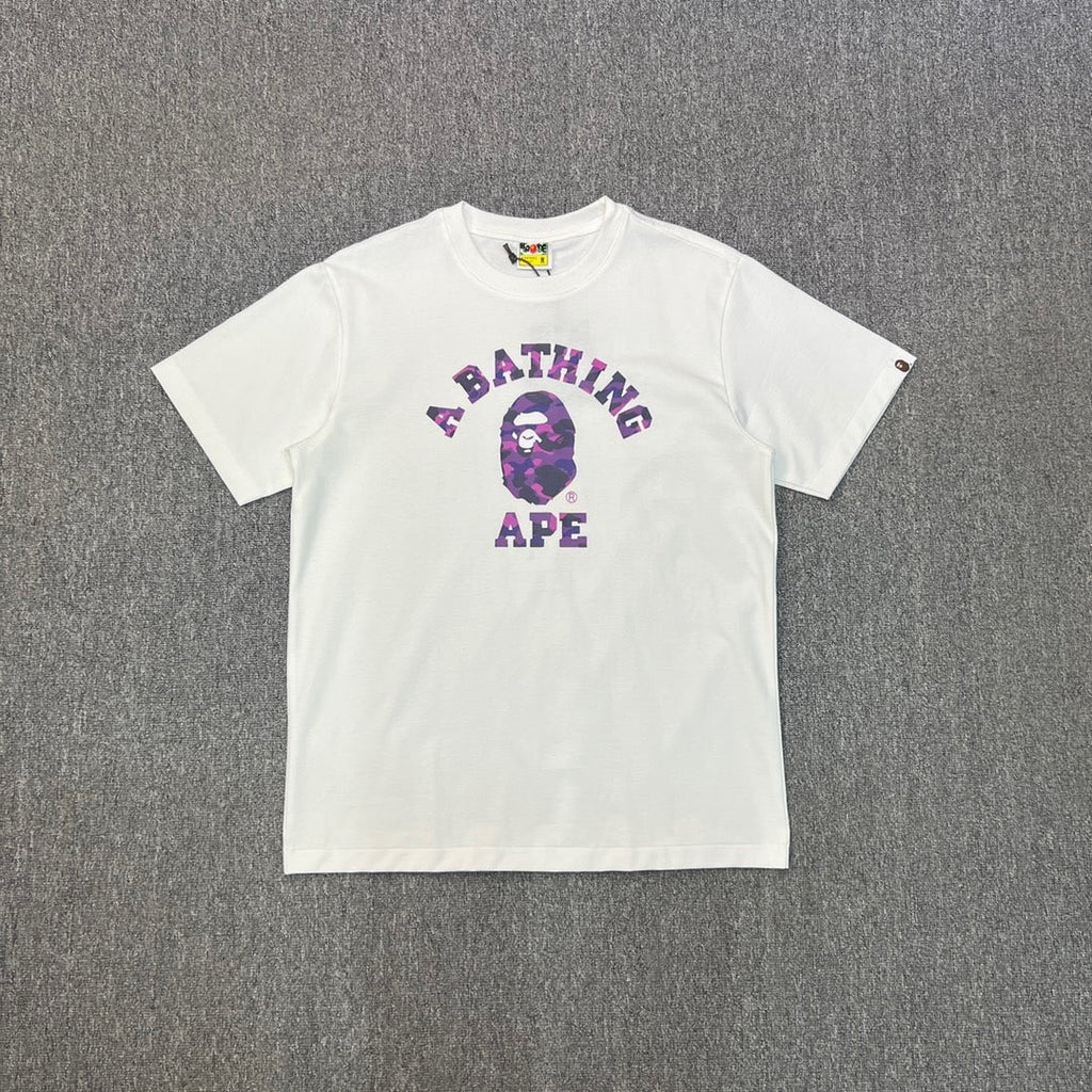Bathing Shark and ape head print T-Shirt NextBlock