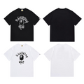Bathing Shark and ape head print T-Shirt NextBlock