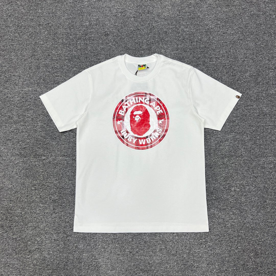Bathing Shark and ape head print T-Shirt NextBlock