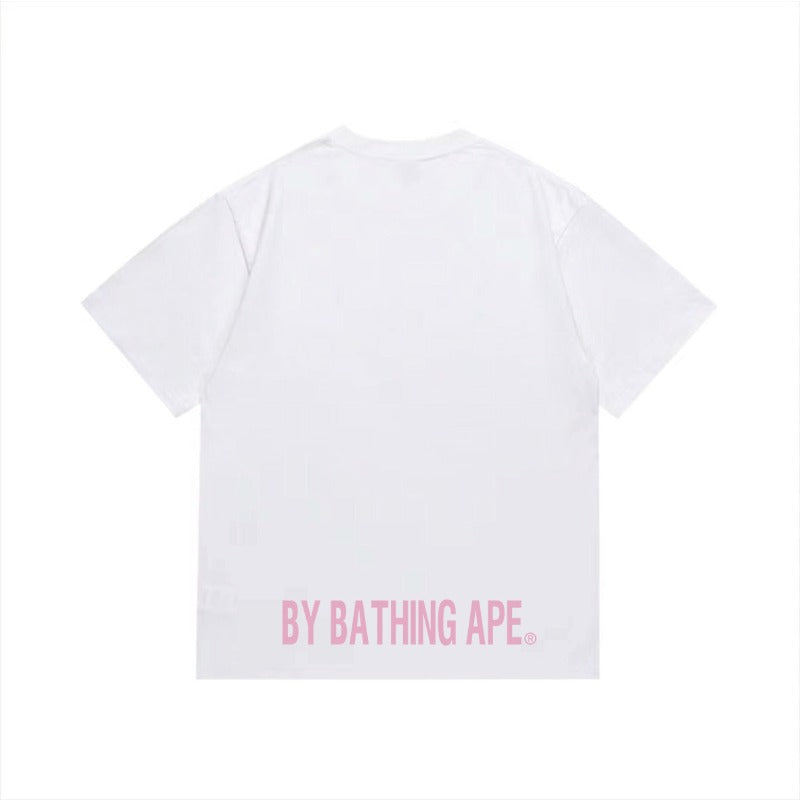 Bathing Shark and ape head print T Shirts NextBlock