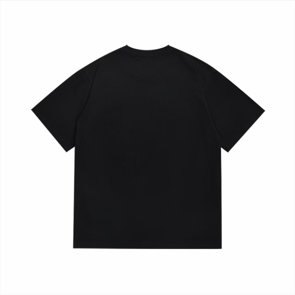 Bathing Shark and ape head print T-Shirt NextBlock