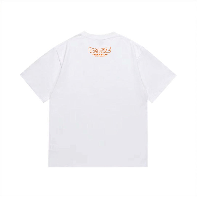 Bathing Shark and ape head print T Shirts NextBlock