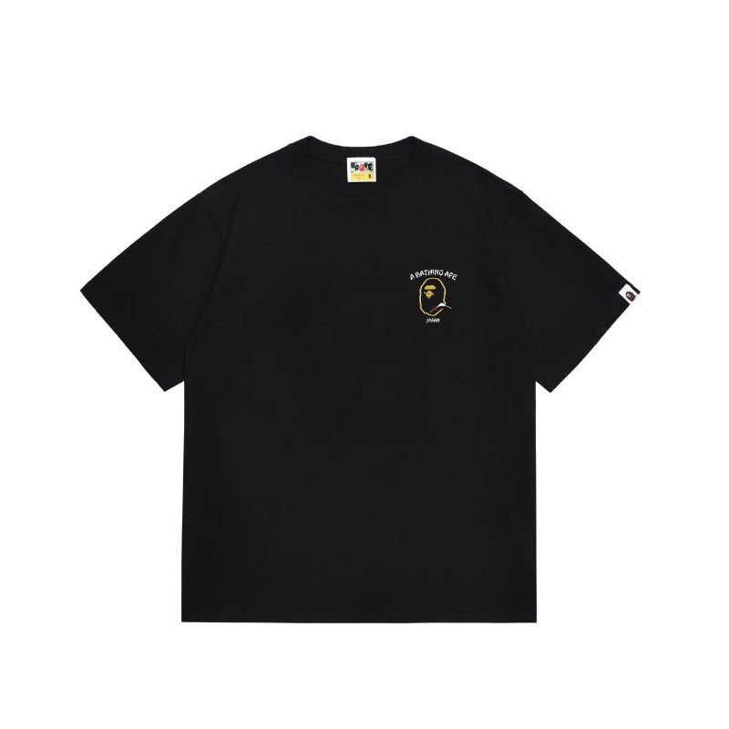 Bathing Shark and ape head print T Shirts NextBlock