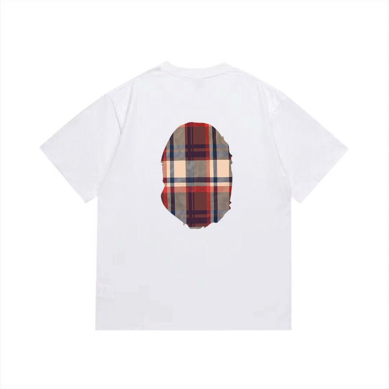 Bathing Shark and ape head print T Shirts NextBlock