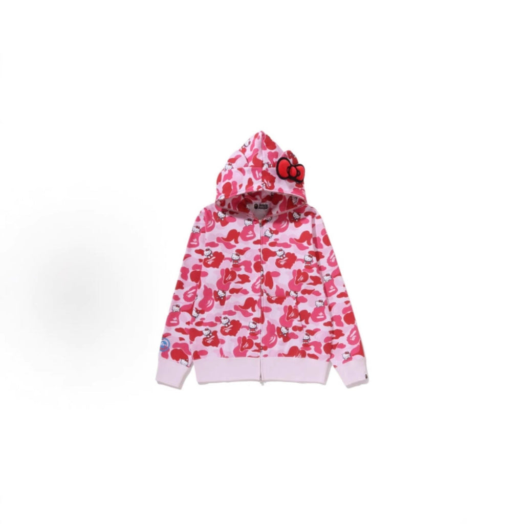 Bathing Shark and ape head print hoode BAPE co-branded hello kitty kuromi looseoutwearautum NextBlock