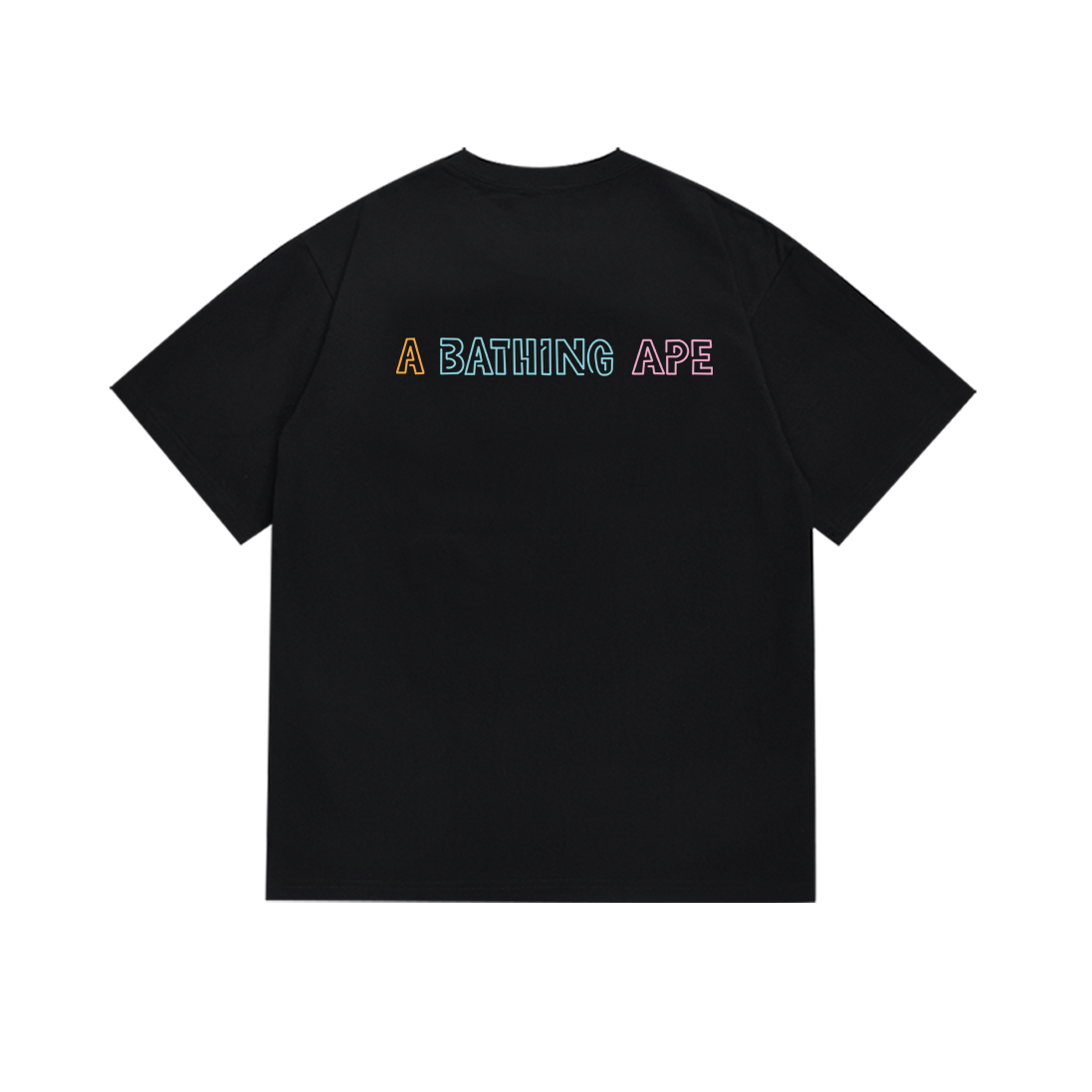 Bathing Shark and ape head print T-Shirt NextBlock