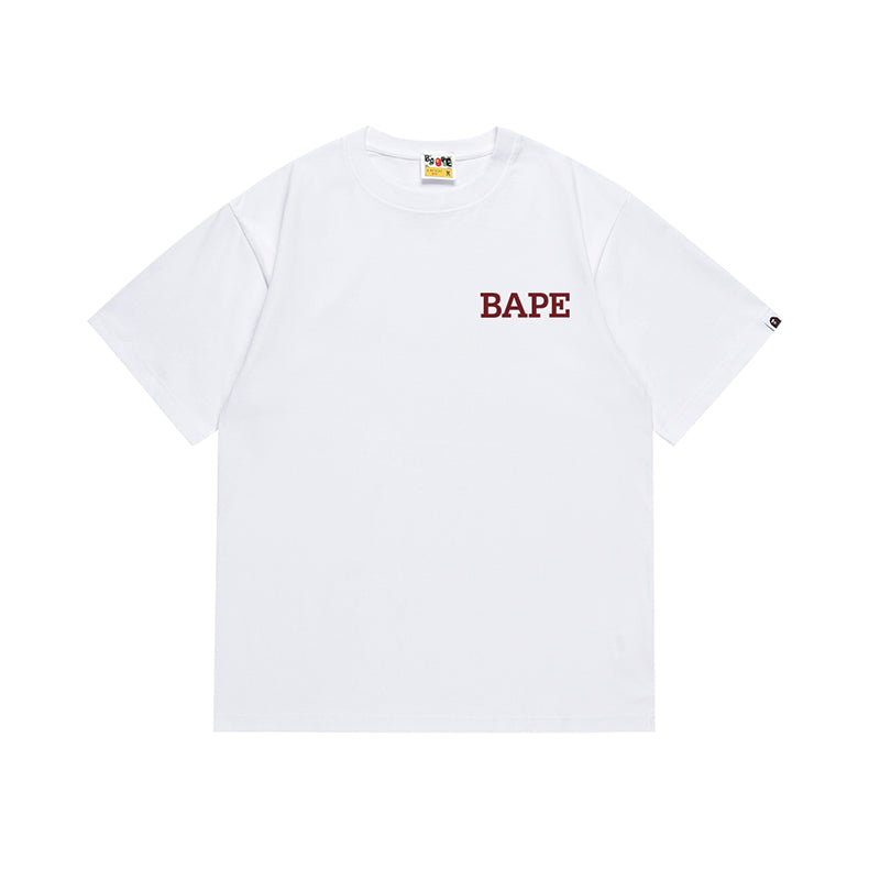 Bathing Shark and ape head print T Shirt NextBlock
