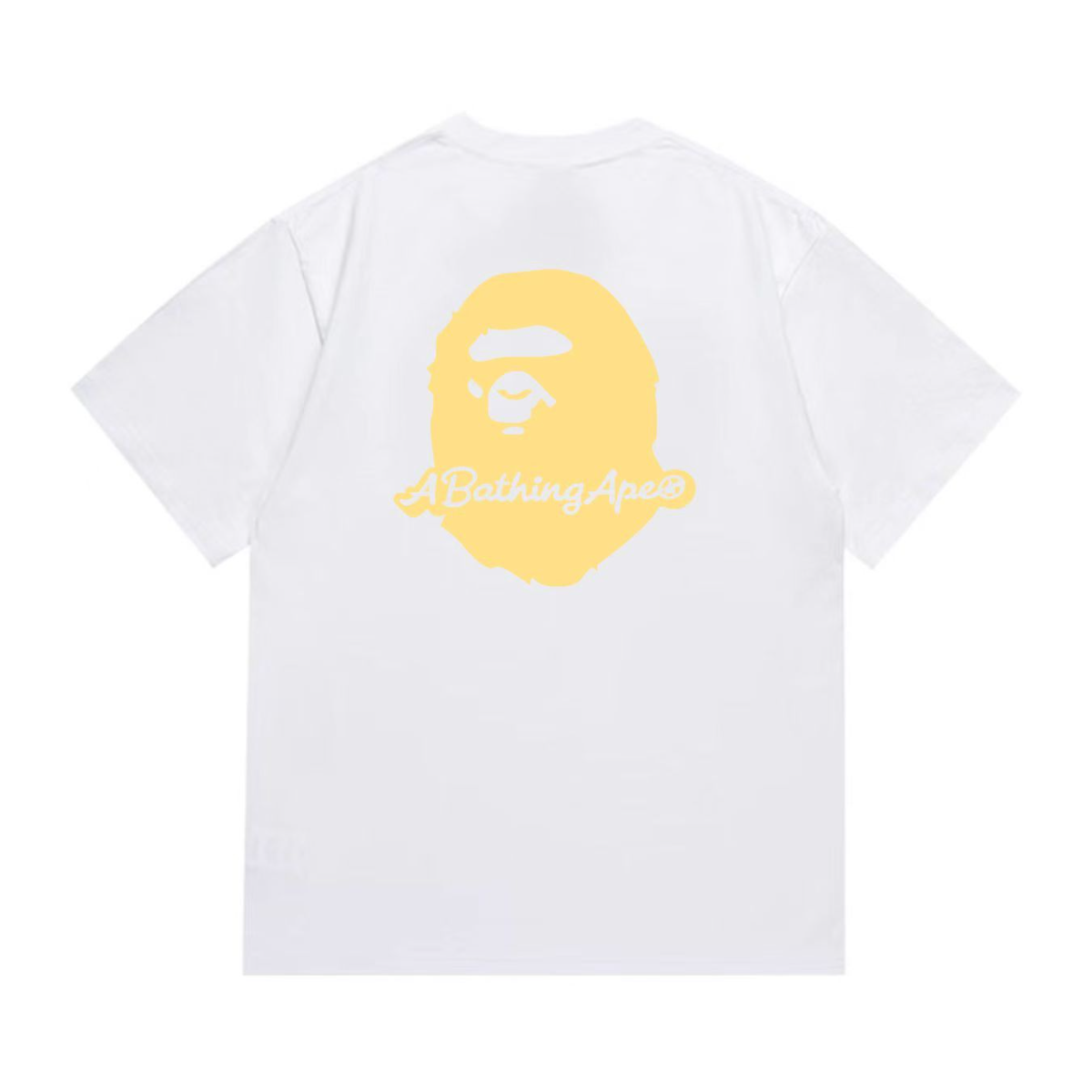 Bathing Shark and ape head print T-Shirt NextBlock