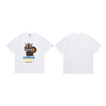 Bathing Shark and ape head print T-Shirt NextBlock