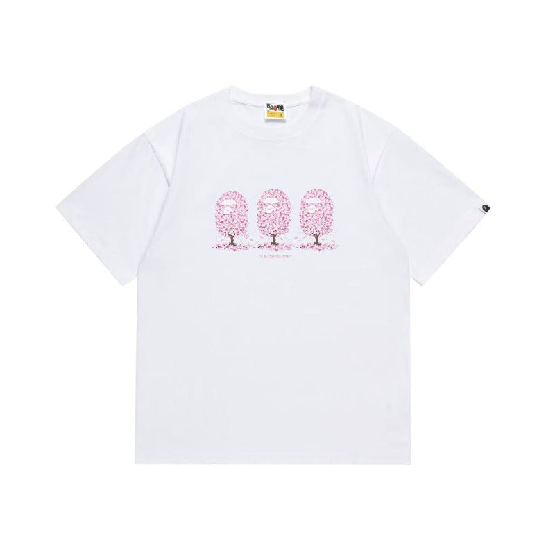 Bathing Shark and ape head print T Shirts NextBlock