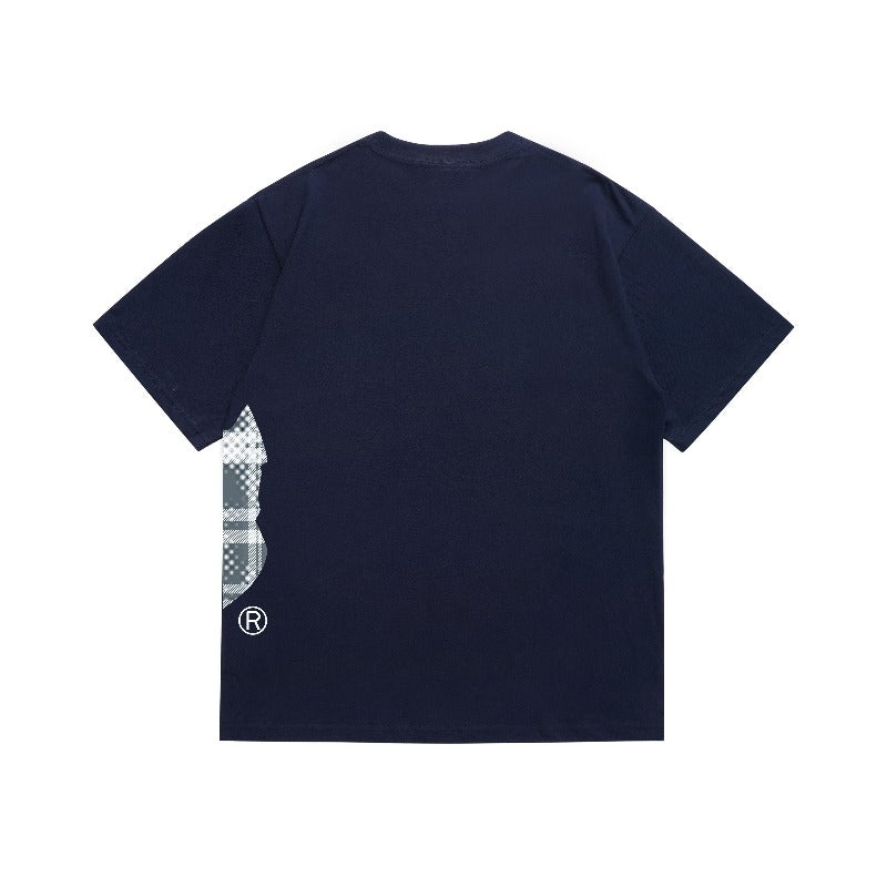 Bathing Shark and ape head print T Shirts NextBlock