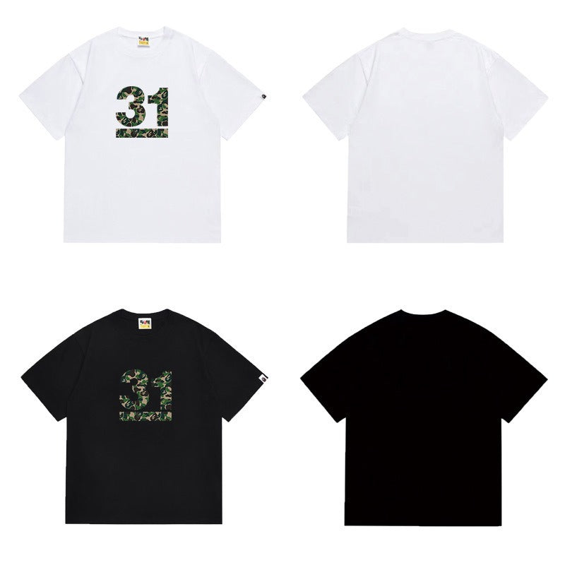 Bathing Shark and ape head print T Shirts NextBlock