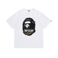 Bathing Shark and ape head print T-Shirt NextBlock