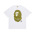 Bathing Shark and ape head print T-Shirt NextBlock