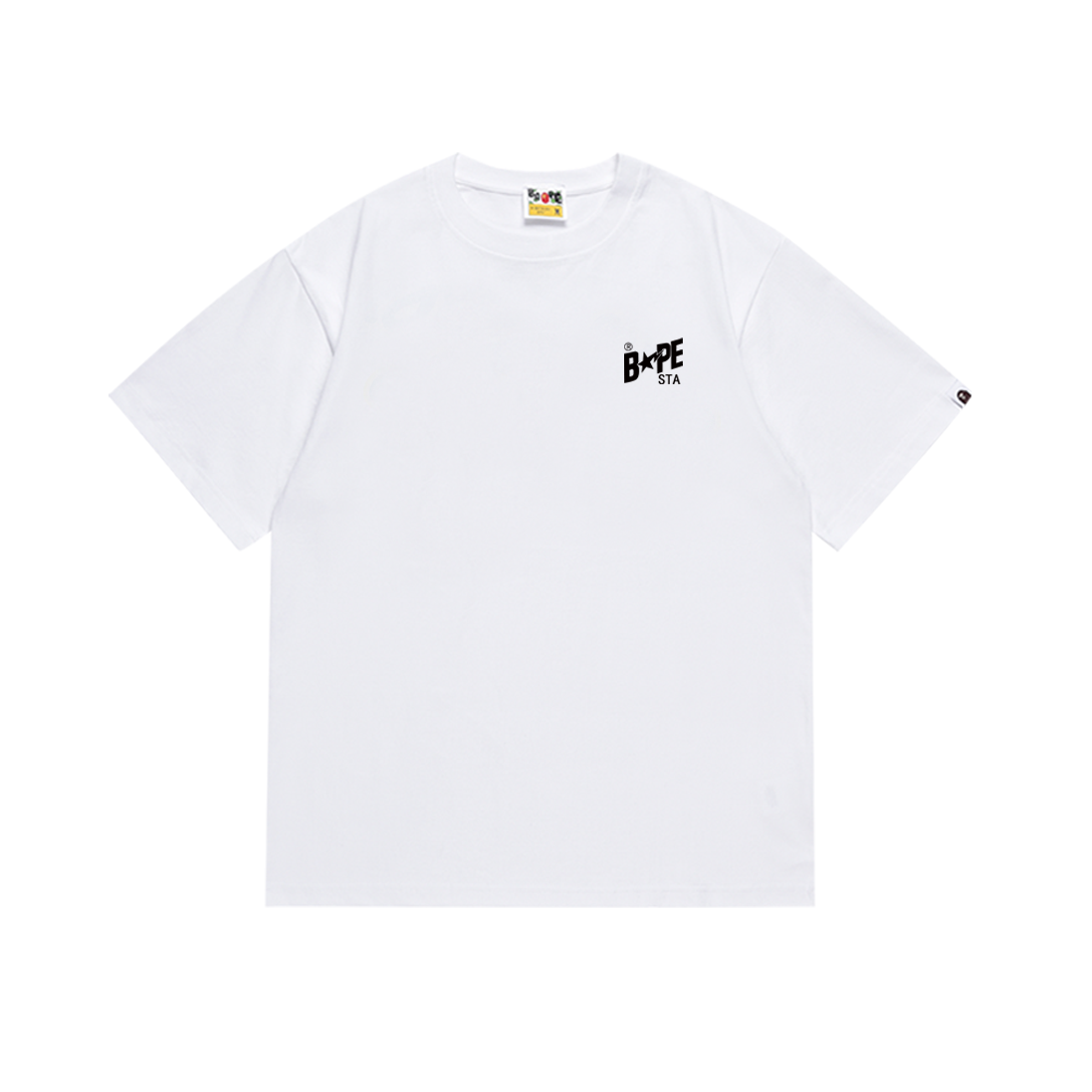 Bathing Shark and ape head print T-Shirt NextBlock
