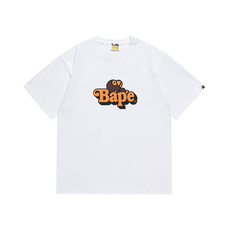 Bathing Shark and ape head print T Shirts NextBlock