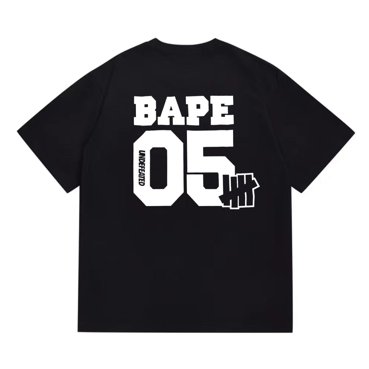 Bathing Shark and ape head print T-Shirt NextBlock