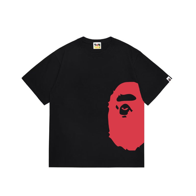 Bathing Shark and ape head print T Shirts NextBlock