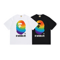Bathing Shark and ape head print T Shirts NextBlock