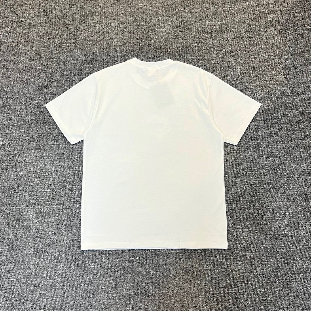 Bathing Shark and ape head print T-Shirt NextBlock