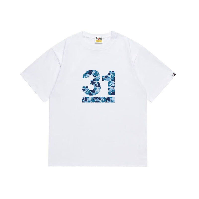 Bathing Shark and ape head print T Shirts NextBlock