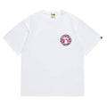 Bathing Shark and ape head print T-Shirt NextBlock