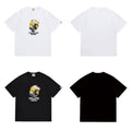 Bathing Shark and ape head print T Shirts NextBlock