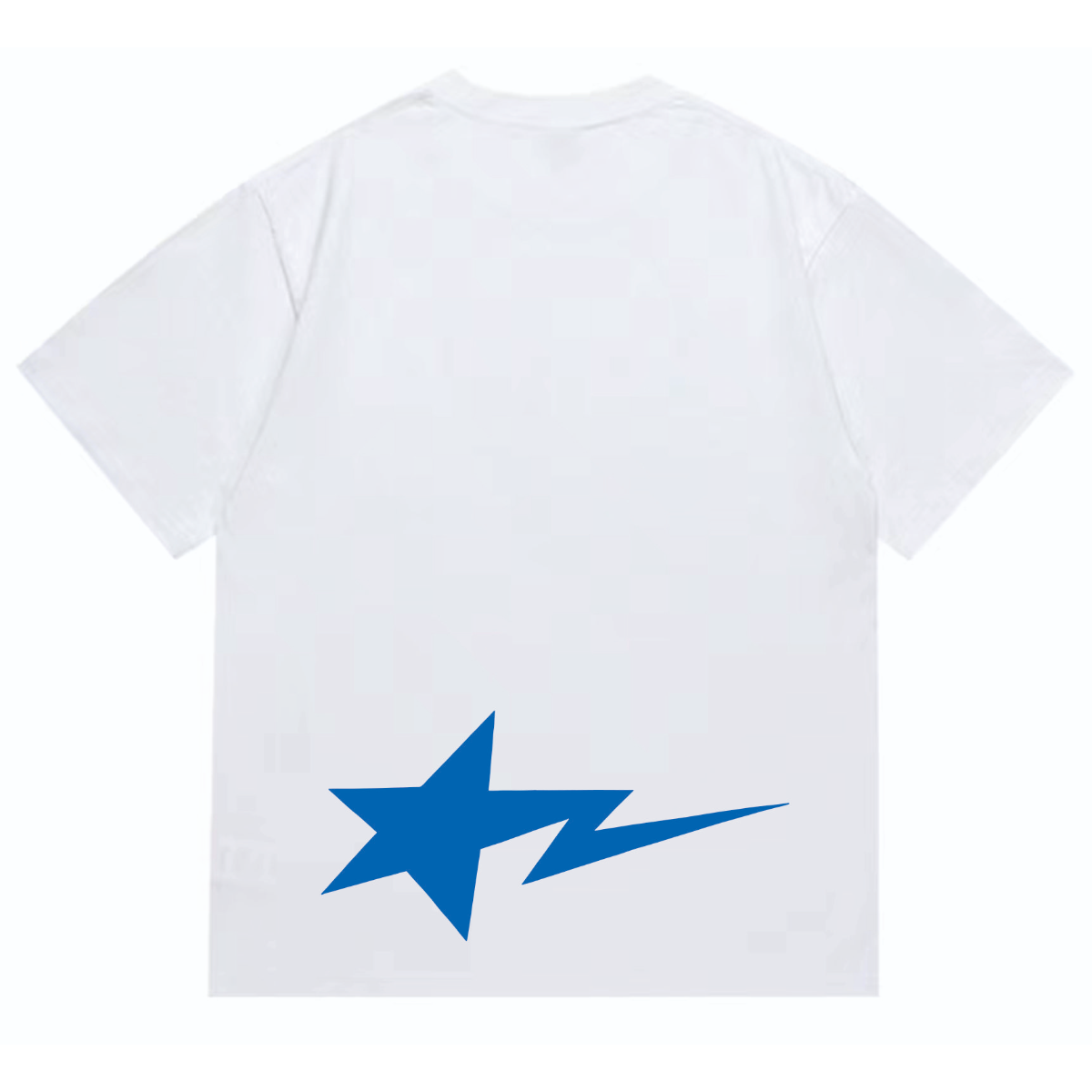 Bathing Shark and ape head print T-Shirt NextBlock
