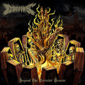 Coffins - Beyond The Circular Demise (LP, black ice with mustard, Halloween orange and oxblood splatter vinyl)