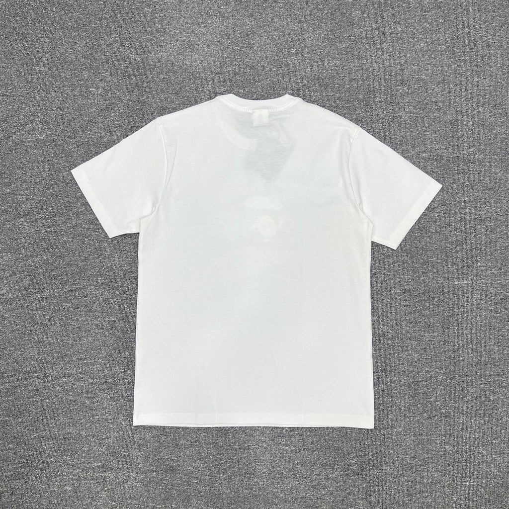 Bathing Shark and ape head print T-Shirt NextBlock