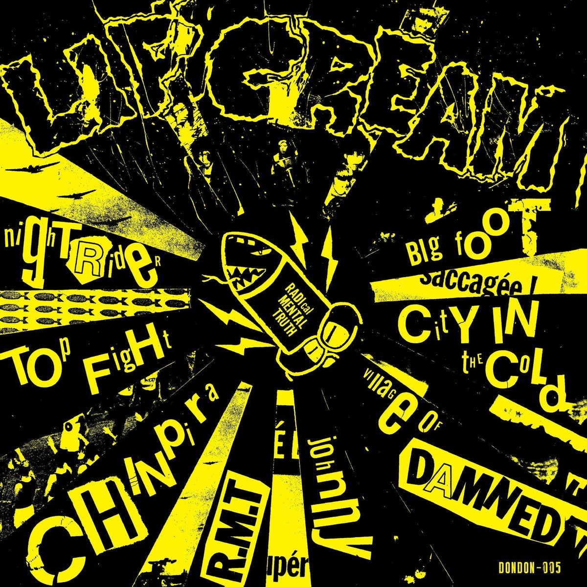 Lip Cream - Big Foot Cassette (LP, highlighter yellow)