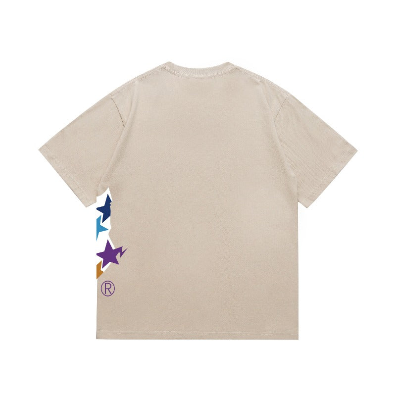 Bathing Shark and ape head print T Shirts NextBlock