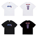 Bathing Shark and ape head print T Shirts NextBlock