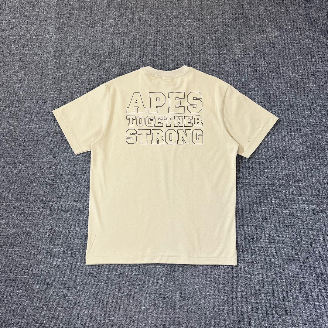 Bathing Shark and ape head print T-Shirt NextBlock