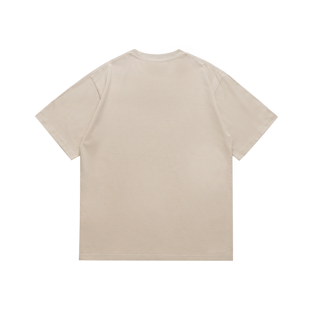 Bathing Shark and ape head print T-Shirt NextBlock