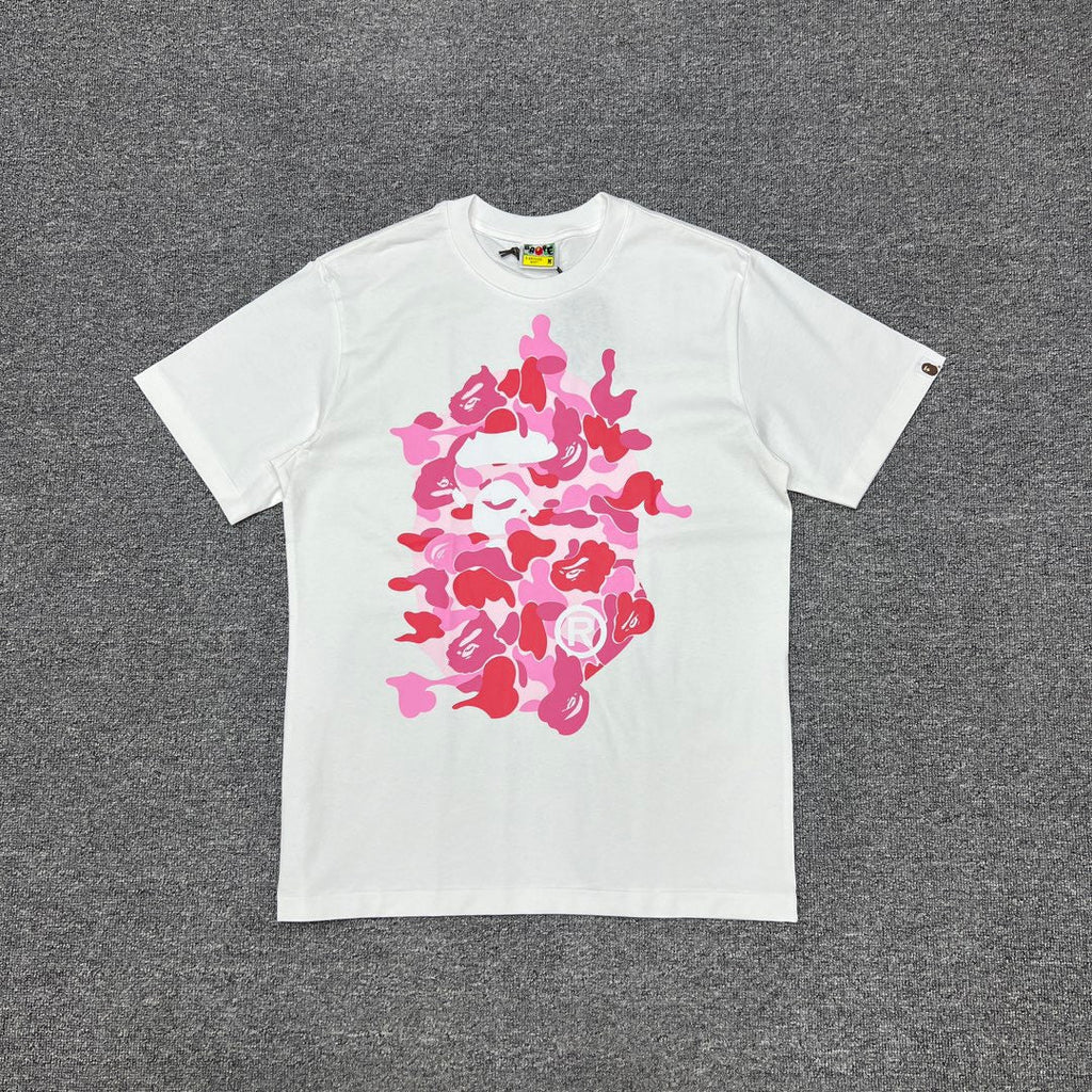 Bathing Shark and ape head print T-Shirt NextBlock