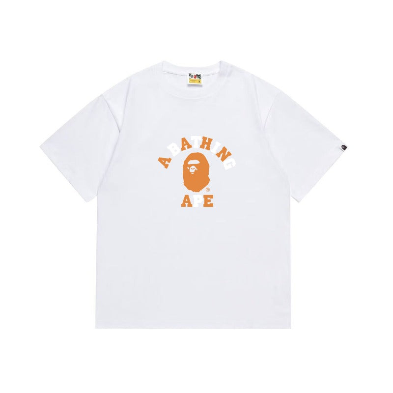 Bathing Shark and ape head print T Shirts NextBlock
